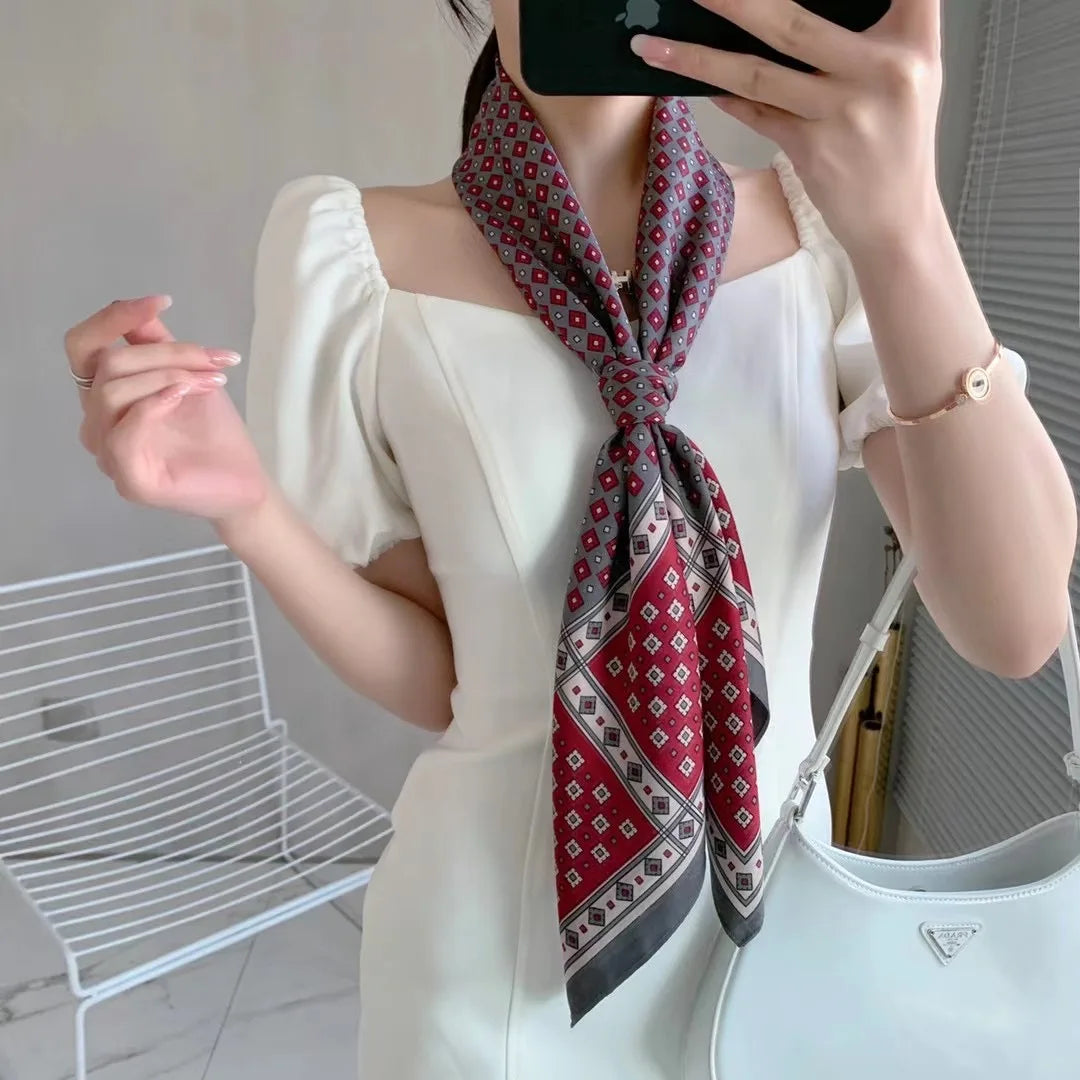 Luxury Women's Spring Scarf Soft Polyester Shawl - Smarsty