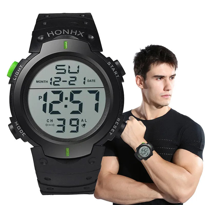 Men's Digital LED Sports Watch with Multi-Functional Features - Smarsty