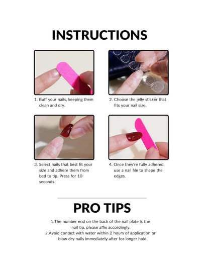 24pcs Black Square Press On Nails for Stunning Looks - Smarsty