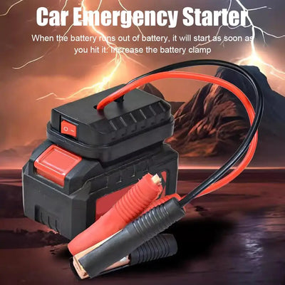 Car Lithium Battery Converter Charger Clip Auto Igniter Jump Starter For Makita Booster Cable Adapter Emergency Power DIY Tools - Smarsty