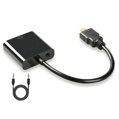 HD 1080P HDMI to VGA Cable Adapter for Clear Video - Smarsty