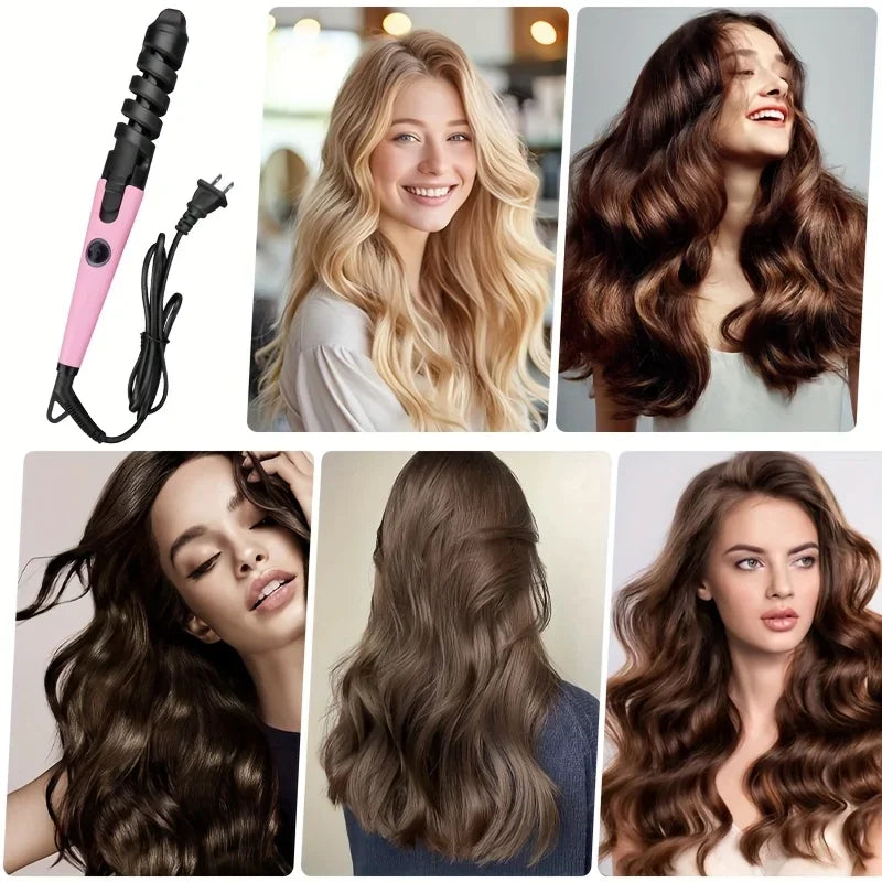 Automatic Curling Iron,Hair Straightener And Curling 2 In 1,New Self Curling Iron, Hair Styling,Perfect Holiday Gift For Women - Smarsty