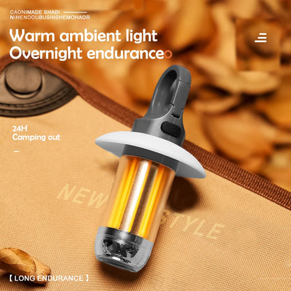 LED Camping Lantern Rechargeable Portable Flashlight Work Light 5 Modes Hanging Tent Lamp 8 Light Filaments Outdoor by Smarsty