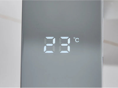 White Smart Sensor Basin Faucet with Digital Display - Smarsty