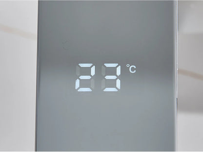 White Smart Sensor Basin Faucet with Digital Display - Smarsty