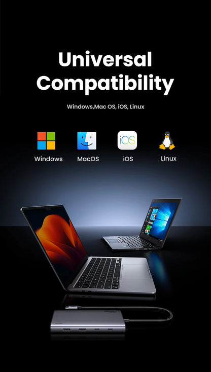 USB C Hub 4K HDMI DockingStation With 100W PowerDelivery