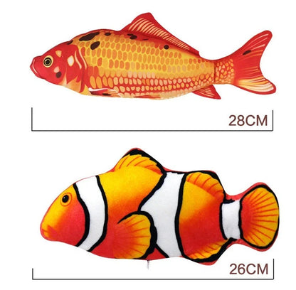 Electric Cat Toy Dancing Fish Interactive Plaything - Smarsty
