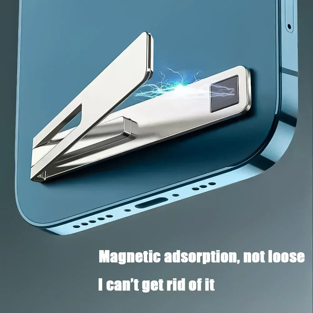 Ultra Thin Magnetic Phone Holder Foldable Desk Stand - Smarsty