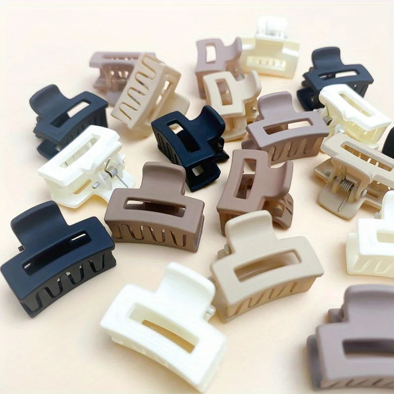 Korean Mini Hair Clip for Cute Bangs in Matte Coffee Color - Smarsty