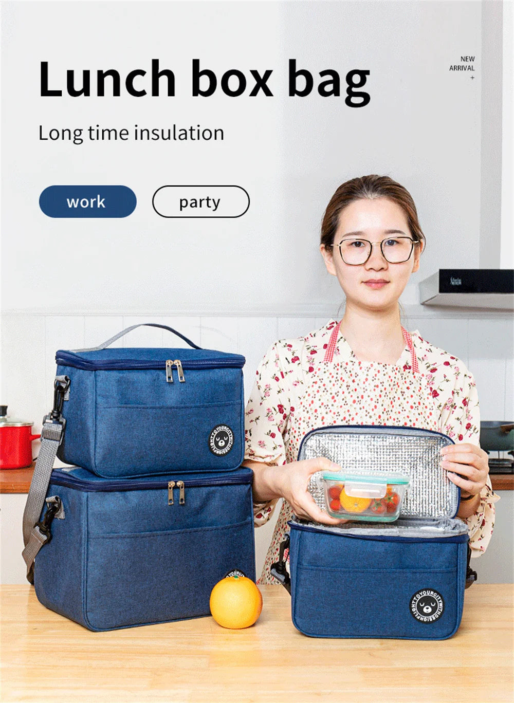 Portable Insulated Lunch Box Keeps Food Fresh Waterproof - Smarsty