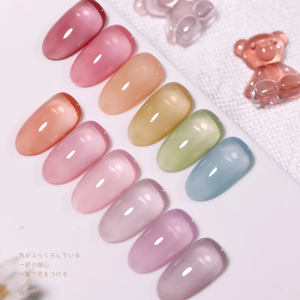 Vendeeni 24 Colors Jelly Gel Nail Polish Set - Smarsty
