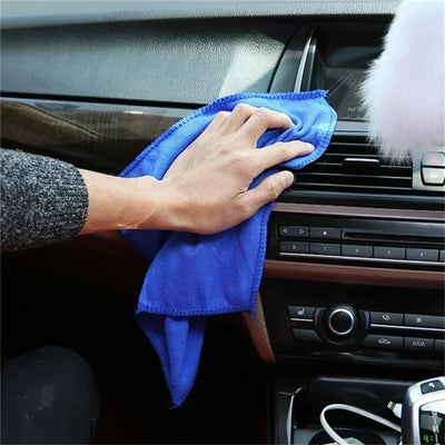 10Pcs Microfiber Towels Car Wash Drying Cloth Towel Household Cleaning Cloths Auto Detailing Polishing Cloth Home Clean Tools - Smarsty