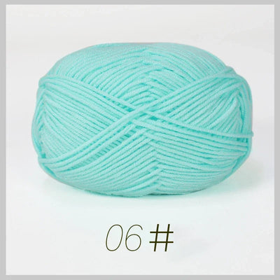 Soft Milk Cotton Yarn for Hand Knitting Projects - Smarsty