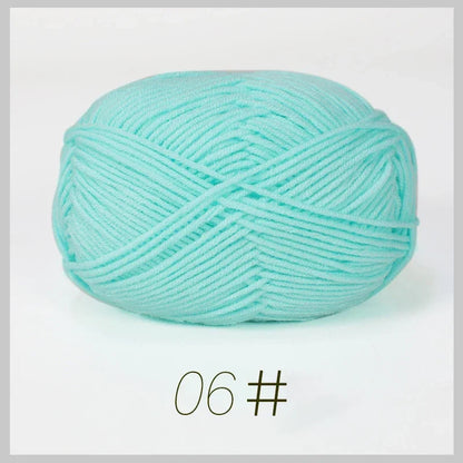 Soft Milk Cotton Yarn for Hand Knitting Projects - Smarsty