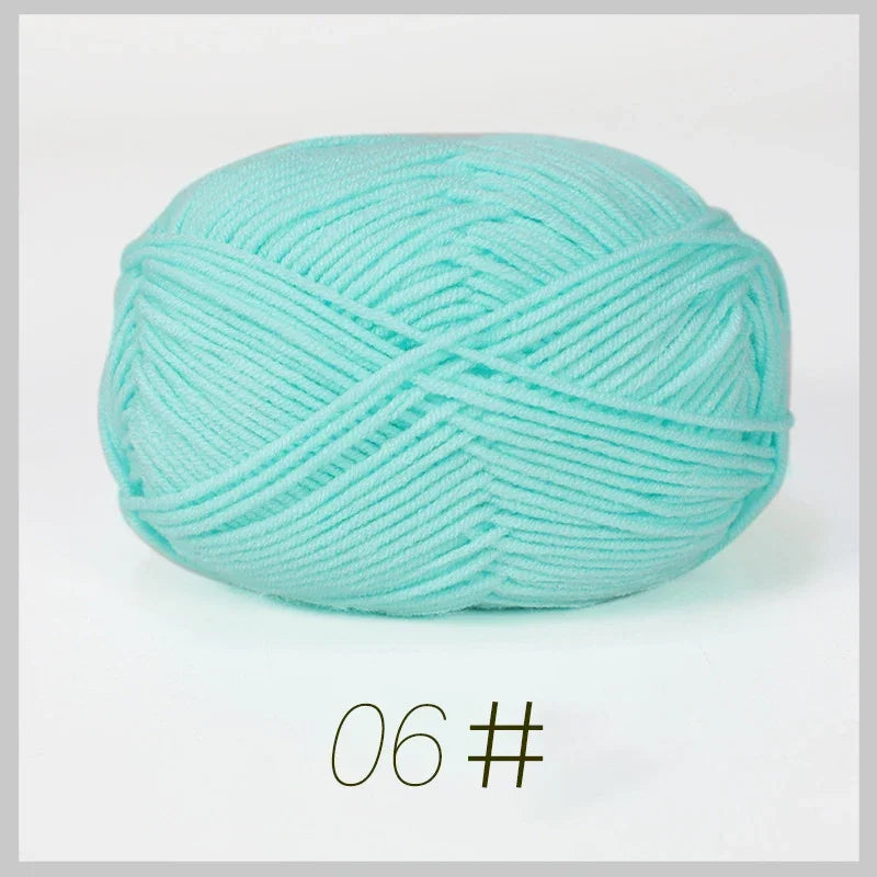Soft Milk Cotton Yarn for Hand Knitting Projects - Smarsty