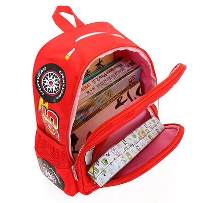 Car Theme Kids Backpack Safe Lightweight Kindergarten Bag - Smarsty
