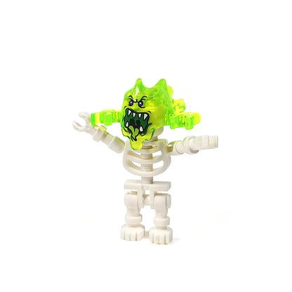 MOC Halloween Skeleton Army Mini Doll Building Blocks DIY Assembled Building Blocks Character Doll Skeleton Horse Ornaments Toy