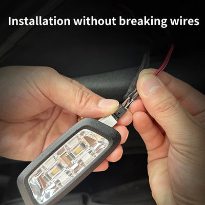 Car high brightness trunk lighting ambient light interior decoration LED wiring free automatic sensing tailgate light strip - Smarsty