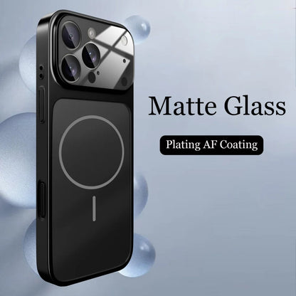 Smarsty Glass Nano Matte MagSafe Case For IPhone Pro Max Armor -