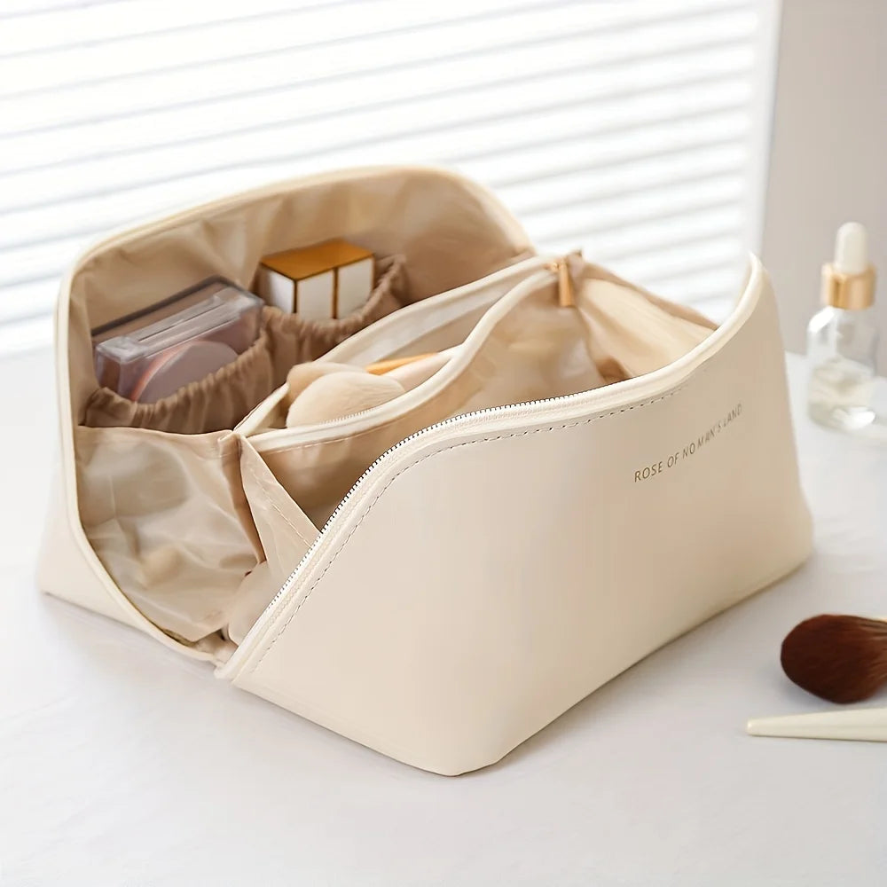 Makeup Organizer Female Toiletry Kit Bag Make Up Case Storage Pouch Luxury Lady Box, Cosmetic Bag, Organizer Bag For Travel Zip - Smarsty