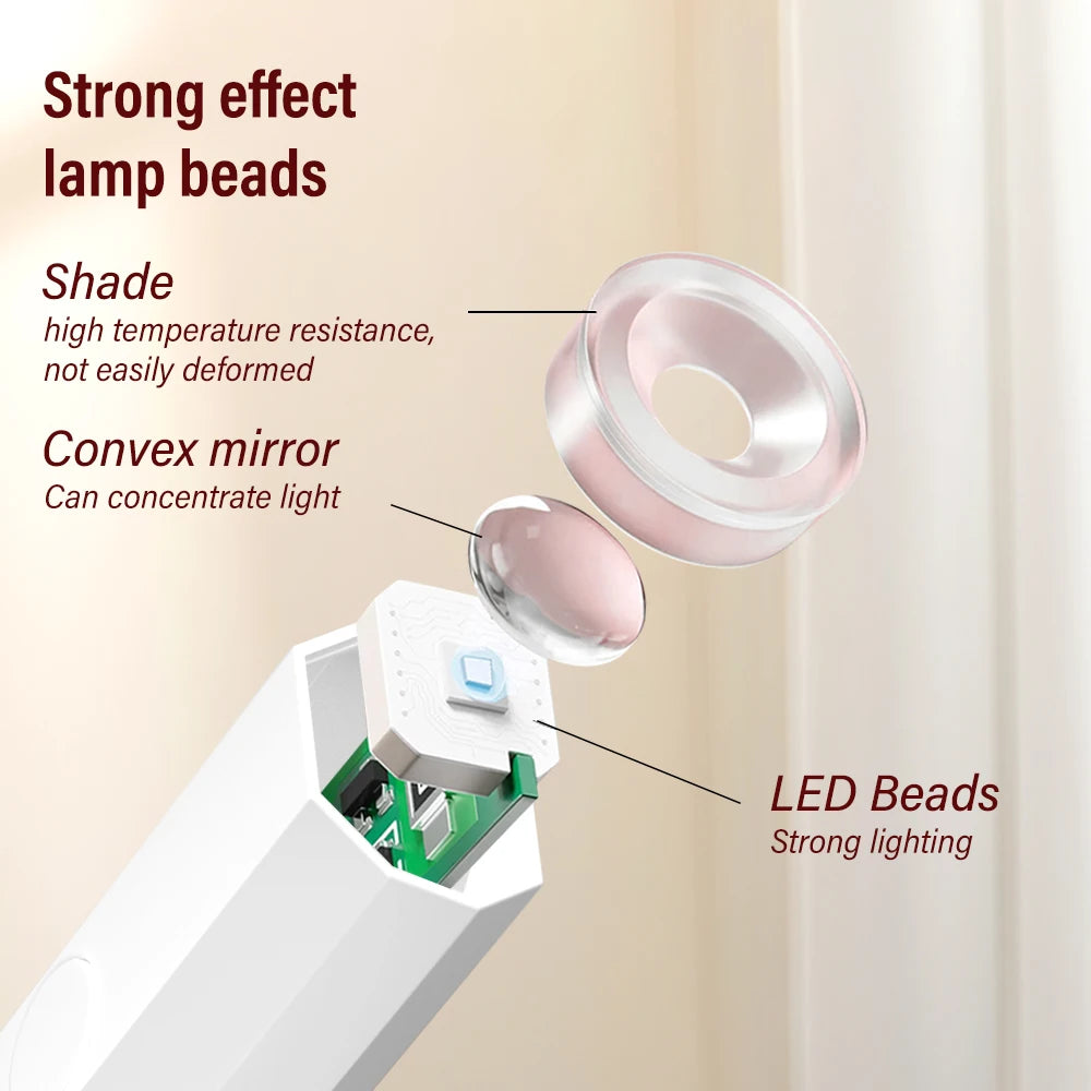 Mini UV Nail Lamp for Gel Polish Curing at Home - Smarsty