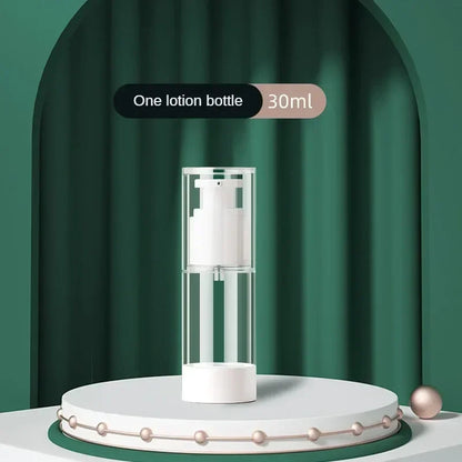 Clear Airless Cosmetic Cream Pump Bottle Travel Size Dispenser - Smarsty