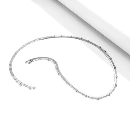 Minimalist Double Layer Metal Belly Chain for Summer - Smarsty