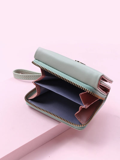 Luxury Brand Women's Small Wallet Female Card Holder Short Wallets with Coin Purse for Woman Ladies PU Leather Hasp Mini Clutch - Smarsty