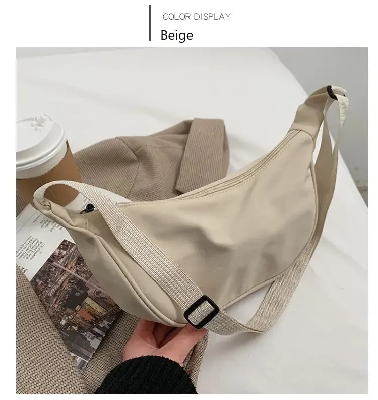 Women Backpack PU Leather Crossbody Bag With Zipper - Smarsty