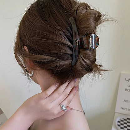 Acetate Hair Claw Clip For Women Vintage Secure Hold - Smarsty