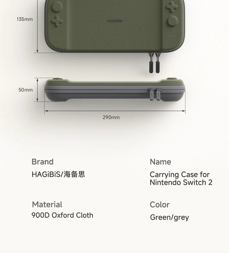 Hagibis Portable Hard Shell Case for Nintendo Switch 2 - Smarsty