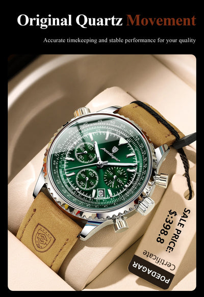 Luxury Waterproof Quartz Chronograph Watch for Men - Smarsty