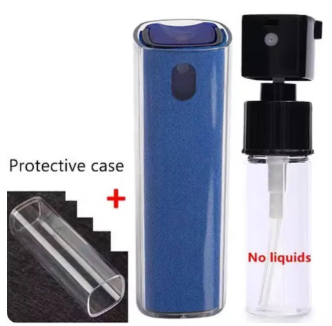 Two In One Screen Cleaner Spray Bottle With Microfiber Cloth