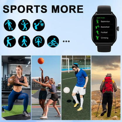 LAXASFIT H9 Smart Watch with Heart Rate Tracking - Smarsty