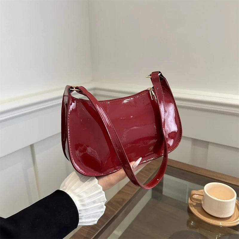 Retro PU Leather Shoulder Bag For Women Everyday Use - Smarsty