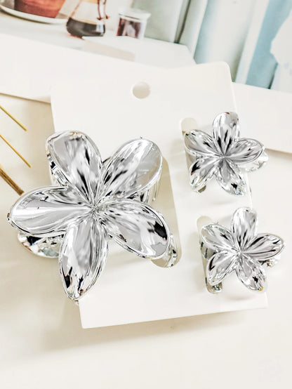 Hawaiian Flower Hair Claw Clips For Thin Hair Lightweight - Smarsty