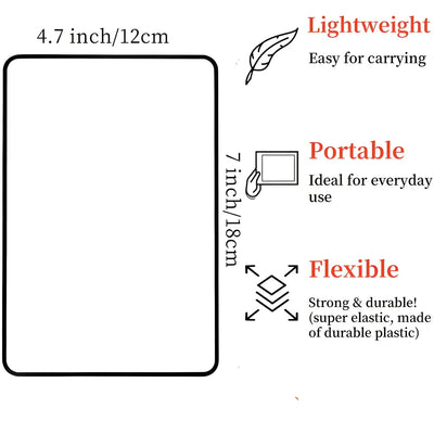Full Page Large Sheet Magnifier Magnifying Glass Reading Aid Glass Page Magnifying Lens Reading Magnifier