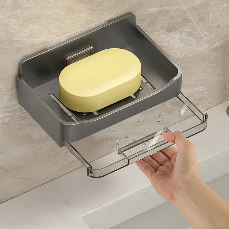 Wall Mounted Soap Holder with Double Drainage Design - Smarsty