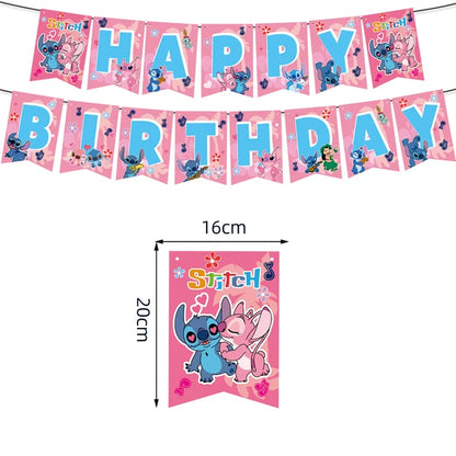 Disney Lilo and Stitch Birthday Party Decoration Set - Smarsty