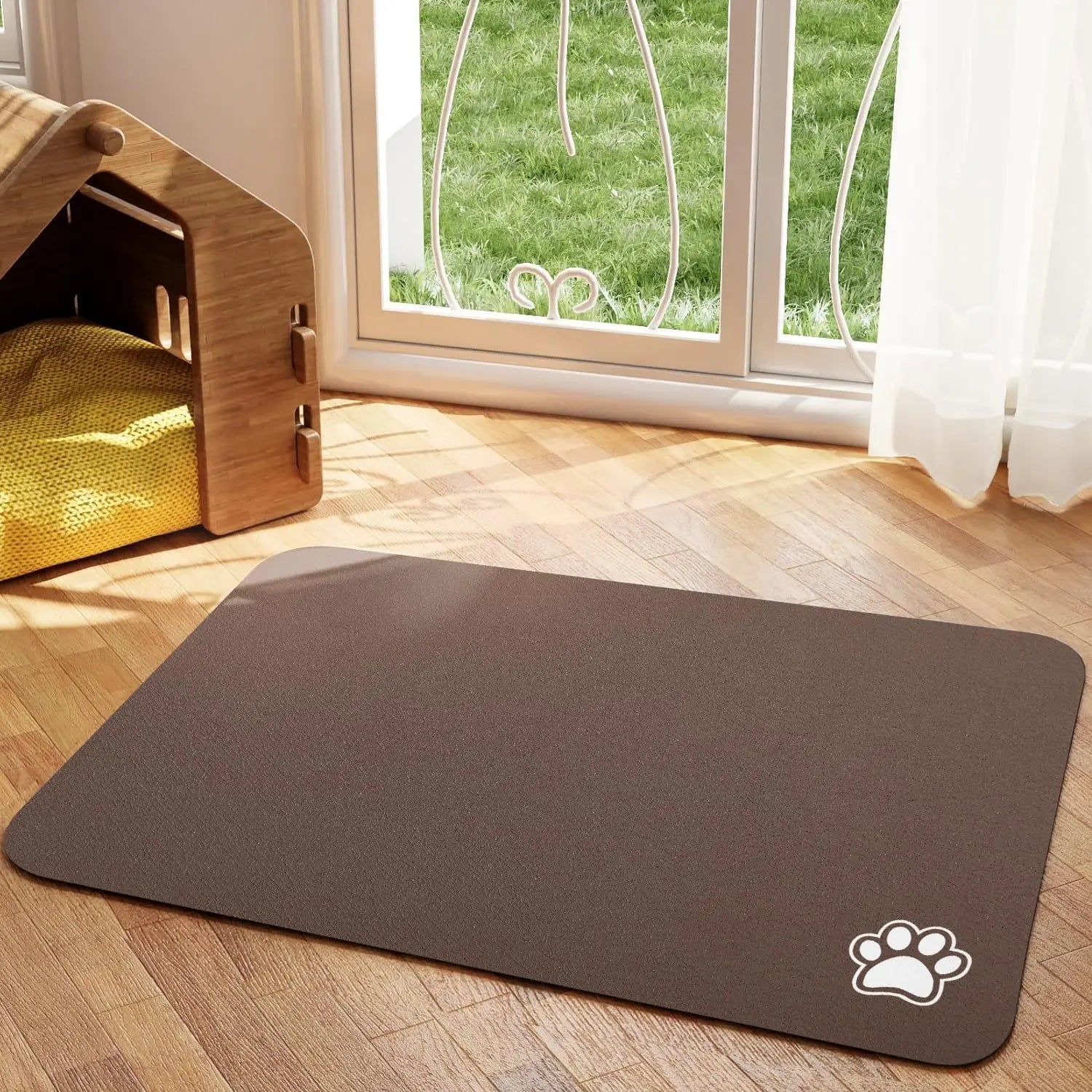 Absorbent Pet Feeding Mat for Easy Clean Up - Smarsty