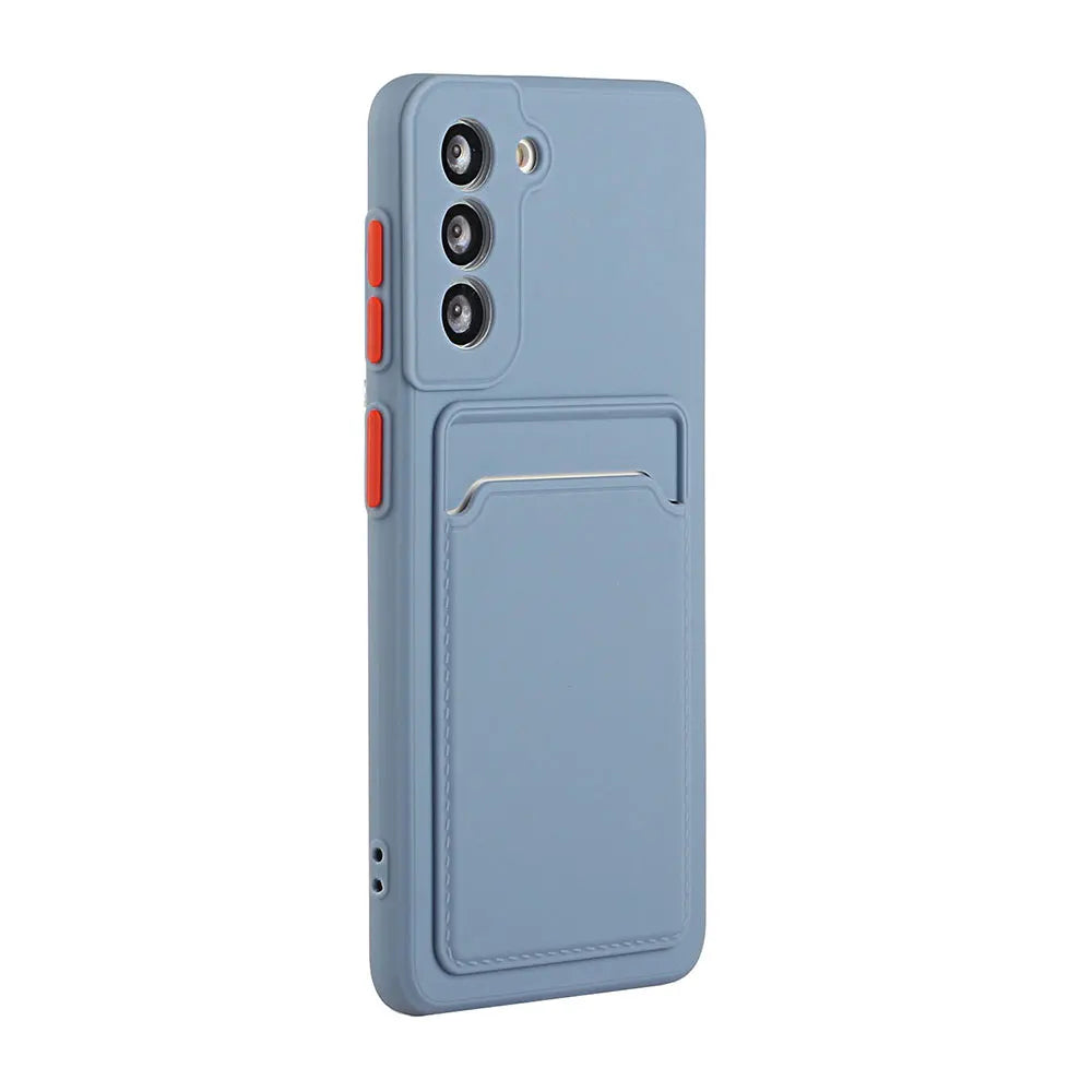 Card Slot Wallet Phone Case With Shockproof Bumper - Smarsty