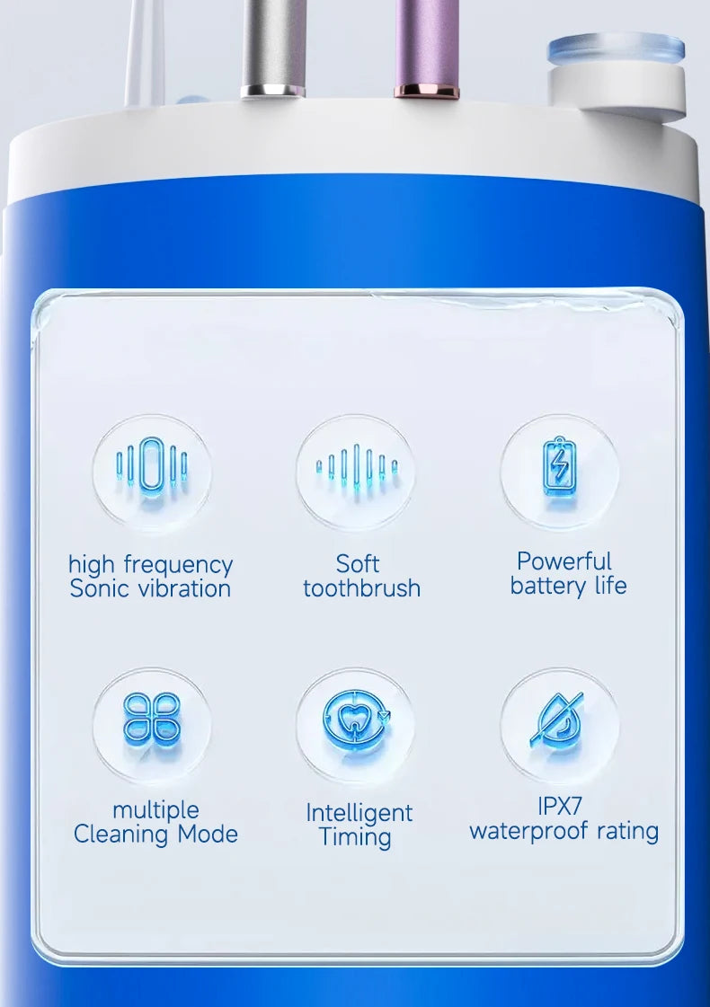 Intelligent Electric Toothbrush with Adjustable Settings for Couples - Smarsty