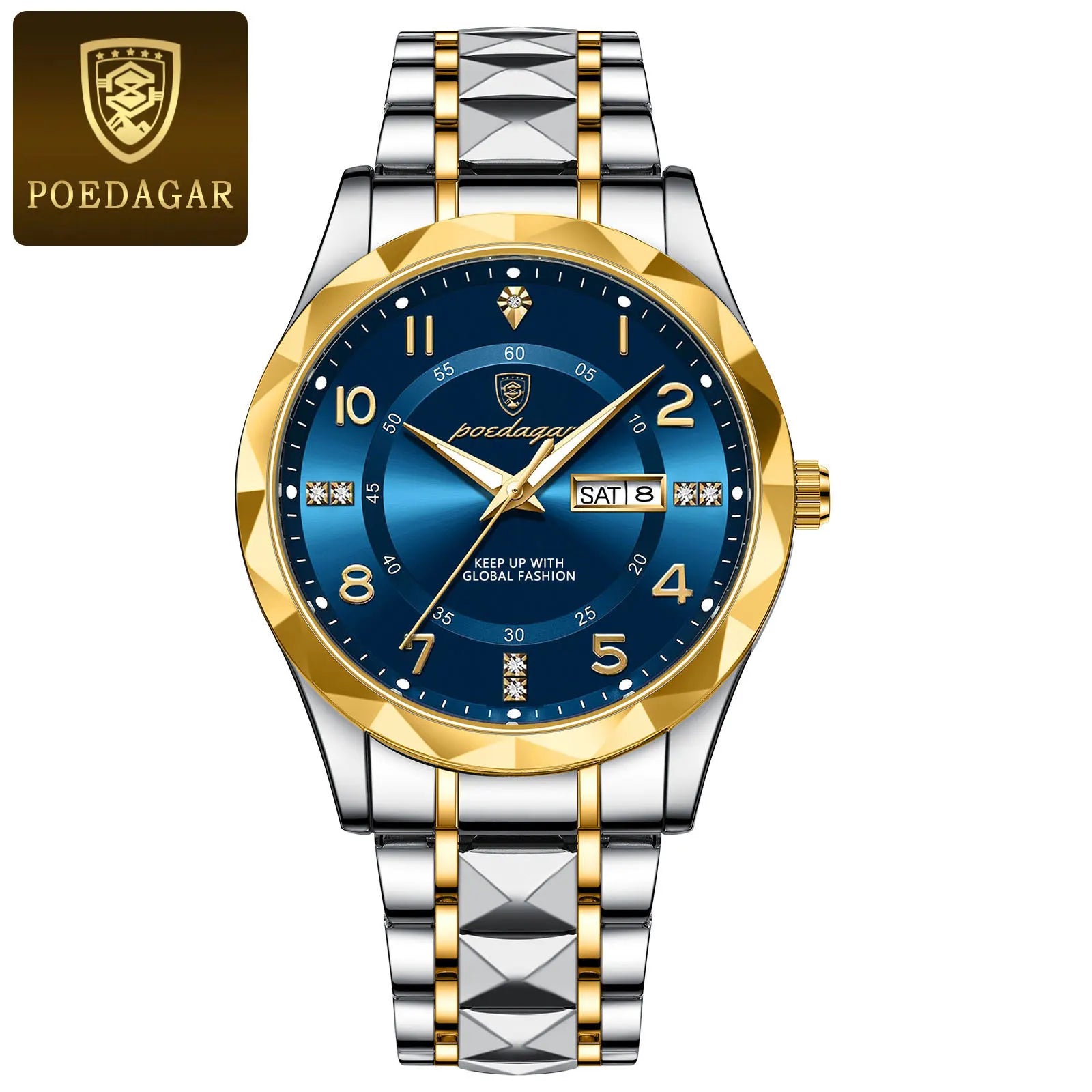 Luxury Waterproof Quartz Watch for Men with Luminous Dial - Smarsty
