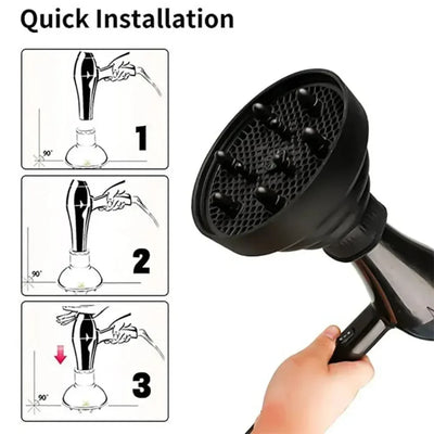 Silicone Hair Curl Diffuser for Faster Styling - Smarsty