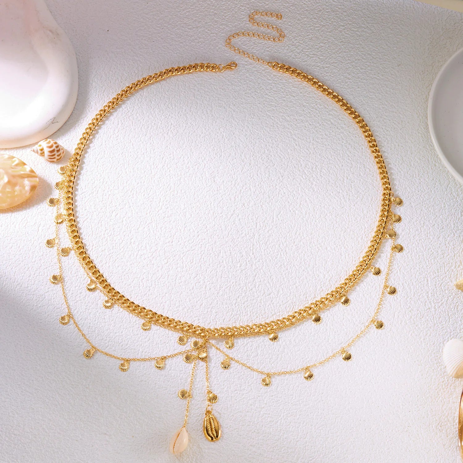 Boho Layered Tassel Belly Chain for Summer Style - Smarsty