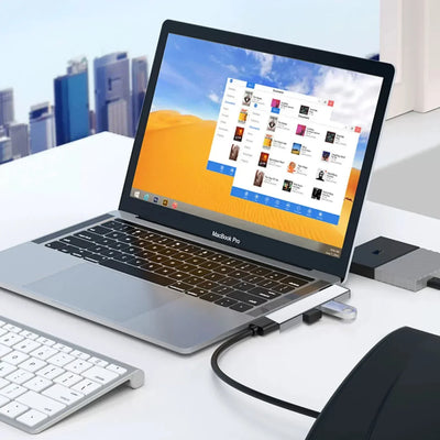 Type C USB Hub UltraSlim Three Port OTG USB 3.0 - Smarsty