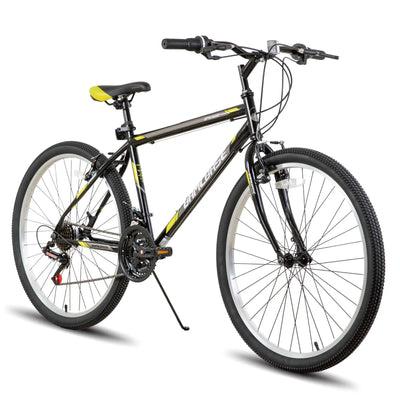 Hiland 24 26 inch Mountain Bike for Men Women, 21 Speeds High-Carbon Steel Frame, Sport Cycling MTB Bicycle for Adult - Smarsty