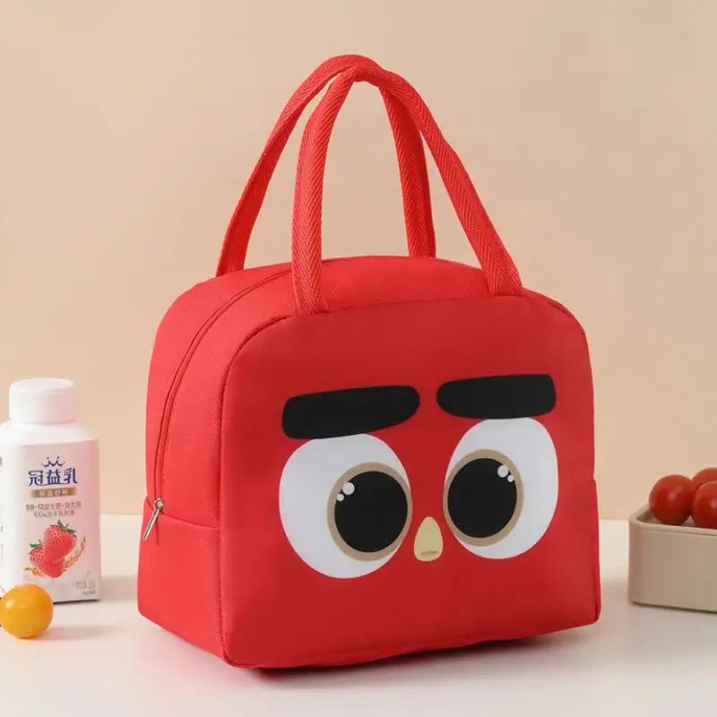 Cartoon Insulated Lunch Bag Oxford Cloth Bento Box Kids - Smarsty