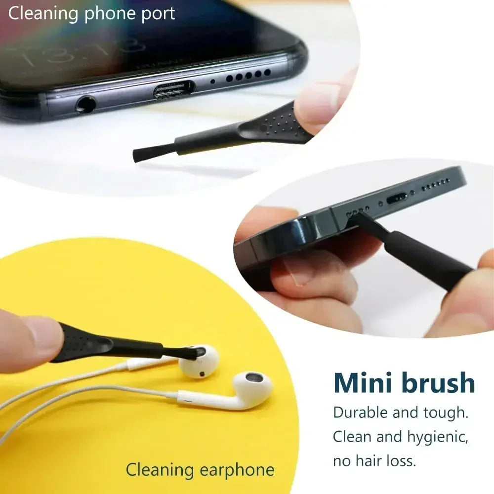 Cell Phone Charging Port Dust Plug with Cleaning Brush for IPhone 15 14 13 16Pro Max Plus Samsung Xiaomi IOS Type C Cleaner Set - Smarsty