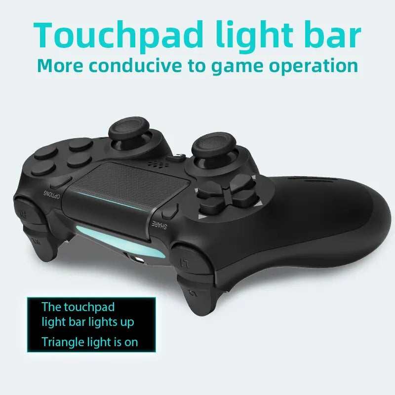 Bluetooth Game Controller for PS4 with Dual Vibration - Smarsty